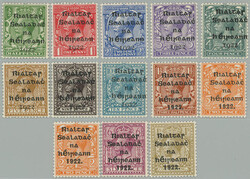 1922 SG.1-9, 10-15, Brit. George V. ½P - 10P + George V. ½P - 1Sh ...