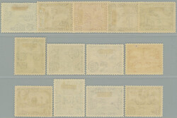 1934-1951 SG.288-300, George V. - Motives 1c - $1; complete popular ...
