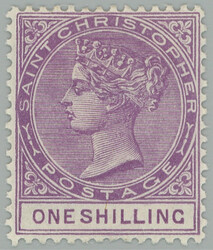 1890 SG.21, Victoria 1Sh bright mauve; very fine, c.v.. £90