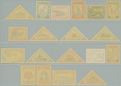 1937 Mi.201-219, Motives 1c - 20E, complete favourite mint never ...