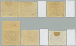 1918-1931 SG.98b.var, 118var, 119var, 120var, 125var, Lakatoi with ...