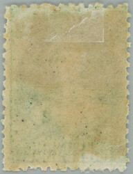 1864 SG.125, Victoria (Chalon Head) 1Sh yellow- green, perforation. ...