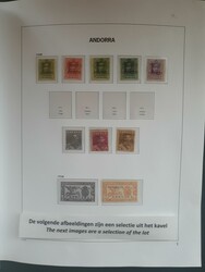 1675: Andorra Spanische Post - Sammlungen
