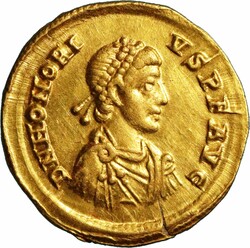 10.50.10: Ancient Coins - Western Roman Empire - Honorius, 393 - 423