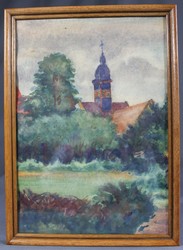 100.55: Gemälde, Aquarelle - 20. Jh.