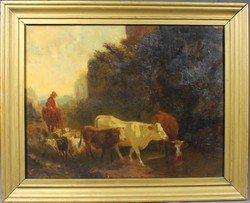 100.50: Gemälde, Aquarelle - 19. Jh.