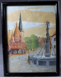 100.55: Gemälde, Aquarelle - 20. Jh.