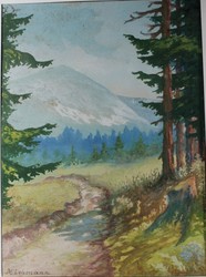 100.55: Gemälde, Aquarelle - 20. Jh.