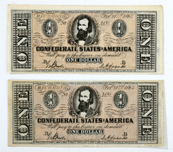 110.560.185: Banknoten - Amerika - Konfederierte Staaten von Amerika