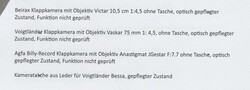 FOTOKAMERAS; Partie von 18 Kleinbildkameras der 1920er bis 1970er ...