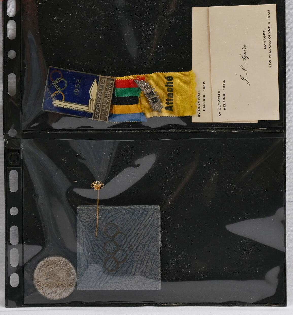 1952 Olympics, small selection of related material: Kauko Räsänen ...
