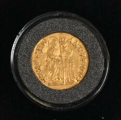 Venice, gold ducat (1285–1450) with Moneta certificate
