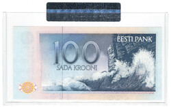Estonia 100 krooni 1991 # AD000203. Uncirculated banknote in Estonian ...