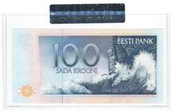 Estonia 100 krooni 1991 # AD000204. Uncirculated banknote in Estonian ...