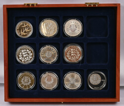 Estonia 1992 - 2010 selection of 10 commemorative coins + small ...