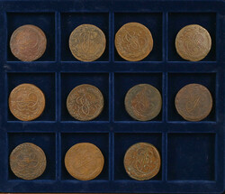 Russia - Soviet Union coin collection in three fine wooden boxes, eg. ...