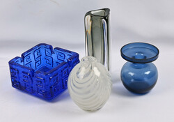 Selection of four interesting items incl. a signed vase by Maija ...
