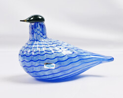 Oiva Toikka, bird, signed. Height ca. 11,5 cm and length ca. 18 cm. ...