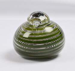 Oiva Toikka, Pajusotka, signed. Height ca. 6 cm, length ca. 12 cm. ...