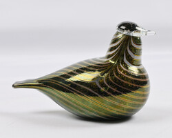 Oiva Toikka, Pikku Alli, signed. Height ca. 8.5 cm, length ca. 13 cm. ...