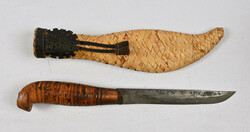Knife with “1943” on the handle, birch bark sheath. Normal signs ...