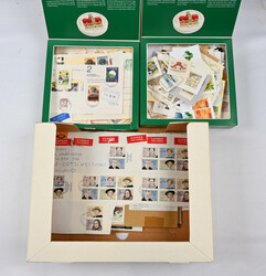 Selection of over 20 works, eg. Handbooks of Finnish stamps parts 1-7 ...