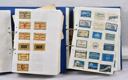Matchbox label collection in 17 binders! Large amount of material!