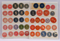 Paper seals beautiful lot of ca. 120 pieces