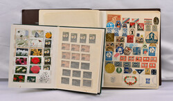 Envelope seals selection in three stockbooks, from old to new, mixed ...