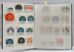 Old paper seals over 40 pieces and some other envelope seals in a ...