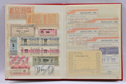 Bus tickets, train tickets, tram tickets etc. selection in album