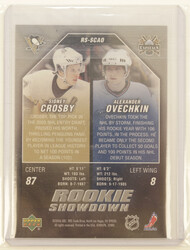 2005-06 Upper Deck Rookie Showdown Crosby Ovechkin rc rookie card