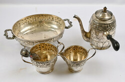 Aage Steffensen, selection of silver items: jug, sugar bowl, cream ...