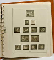 East Germany, fine page set 1949 - 1990 with mounts in five albums