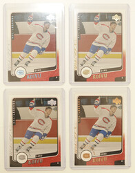 Saku Koivu 2000-01 Upper Deck legends, base, /375, /100 and /25