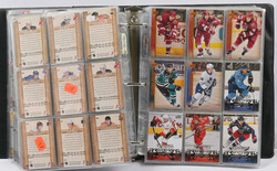 Young Guns card collection in album, over 440 cards