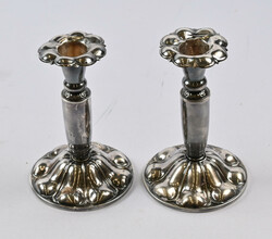 Candlesticks, silver (830), year mark T7. Height ca. 13 cm