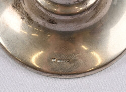 Salt shakers in shape of acorns, silver, from Norway. Additionally ...
