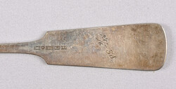 Dining spoons silver (813), eight pieces, with engravings