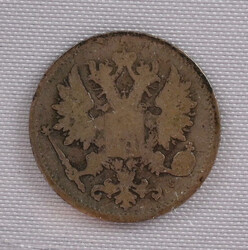 1876 25 penni silver, kl 1?