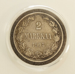 1905 2 markka silver, kl 1