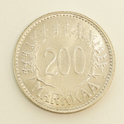 1958 200 markka S silver, kl 01. Rare!