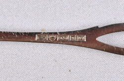 Dining spoons silver (813), five pieces with engravings