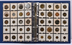 Fine collection of Finnish tokens etc. in album. Total of over 100 ...