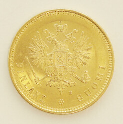 1879 20 markka gold