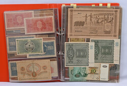 Old collection lot in album of foreign, eg. Russian and domestic ...
