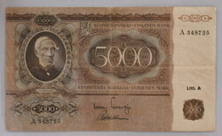 1945 5000 markka Litt. A, kl 1?