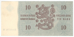 1963 10 markka watermark II, star, kl 01