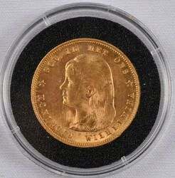 The Netherlands 1897 10 Gulden, Wilhelmina, gold