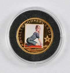 Cook Islands 2013 $20, Birgitte Bardot, gold